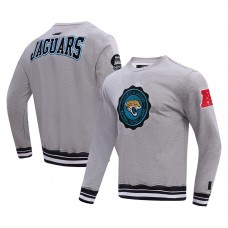 Свитер Jacksonville Jaguars Pro Standard Crest Emblem - Heather Gray