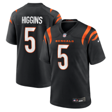 Джерси Cincinnati Bengals Tee Higgins Nike Black Game Джерси Cincinnati Bengals Tee Higgins Nike Black Game