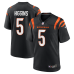 Джерси Cincinnati Bengals Tee Higgins Nike Black Game Джерси Cincinnati Bengals Tee Higgins Nike Black Game