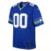 Подростковая именная джерси Seattle Seahawks Nike Royal Throwback 
