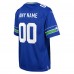 Подростковая именная джерси Seattle Seahawks Nike Royal Throwback 