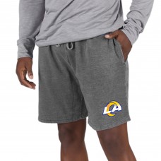 Шорты Los Angeles Rams Concepts Sport Trackside Fleece - Charcoal