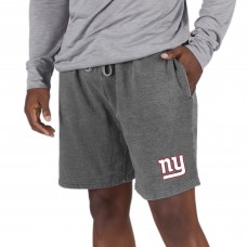 Шорты New York Giants Concepts Sport Trackside Fleece - Charcoal