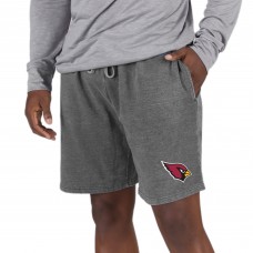 Arizona Cardinals Concepts Sport Trackside Fleece Jam Shorts - Charcoal
