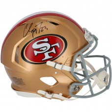 Christian McCaffrey San Francisco 49ers Autographed Fanatics Authentic Riddell Speed Authentic Helmet