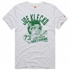 Футболка Joe Klecko New York Jets Homage Retired Player Caricature Tri-Blend - Ash