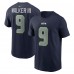 Seattle Seahawks Kenneth Walker III Nike College Navy Player Name & Number T-Shirt