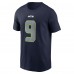 Seattle Seahawks Kenneth Walker III Nike College Navy Player Name & Number T-Shirt