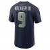 Seattle Seahawks Kenneth Walker III Nike College Navy Player Name & Number T-Shirt