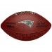 Мяч американского футбола NFL New England Patriots Unsigned Wilson Showcase Duke Pro