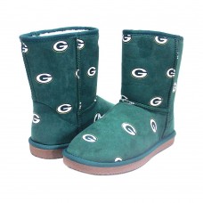 Ботинки Green Bay Packers Cuce Womens Allover Logo - Green