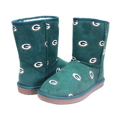 Ботинки Green Bay Packers Cuce Womens Allover Logo - Green