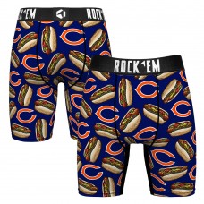 Носки Трусы Chicago Bears Rock Em Chicago Style Hot Dogs - Navy Носки Трусы Chicago Bears Rock Em Chicago Style Hot Dogs - Navy