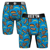 Los Angeles Chargers Rock Em Socks Powder Blue Tacos Boxer Briefs