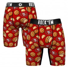 Трусы San Francisco 49ers Rock Em Socks Sourdough Breads - Scarlet