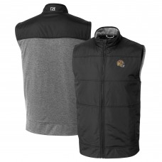 Жилетка San Francisco 49ers Cutter & Buck Helmet Stealth Hybrid Quilted Windbreaker - Black