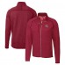 Кофта на молнии San Francisco 49ers Cutter & Buck Helmet Mainsail Sweater-Knit - Heather Scarlet