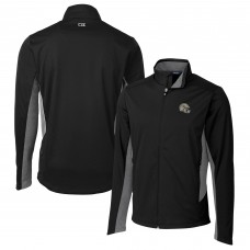 Кофта на молнии New Orleans Saints Cutter & Buck Helmet Navigate Softshell - Black