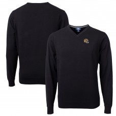 Свитер San Francisco 49ers Cutter & Buck Helmet Lakemont Tri-Blend V-Neck - Black