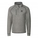 Pittsburgh Steelers Cutter & Buck Silver Helmet Mainsail Sweater-Knit Half-Zip Pullover Jacket