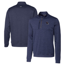 Пуловер Chicago Bears Cutter & Buck Navy Helmet Stealth Heathered Top