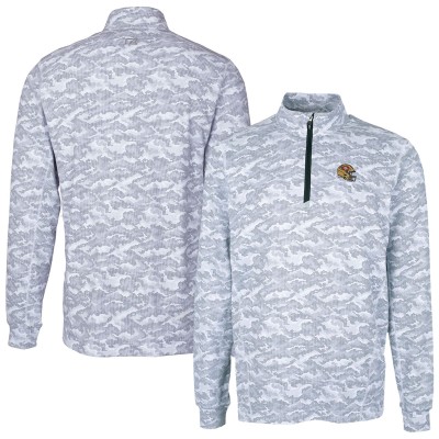 Кофта на короткой молнии San Francisco 49ers Cutter & Buck Helmet Traverse Camo Print Stretch - Charcoal
