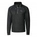 Кофта на короткой молнии Denver Broncos Cutter & Buck Helmet Mainsail Sweater-Knit - Charcoal