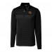 Кофта на короткой молнии Cincinnati Bengals Cutter & Buck Traverse Stripe Stretch - Black