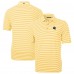 Pittsburgh Steelers Cutter & Buck Gold Helmet Virtue Eco Pique Stripe Recycled Polo Pittsburgh Steelers Cutter & Buck Gold Helmet Virtue Eco Pique Stripe Recycled Polo