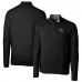 Pittsburgh Steelers Cutter & Buck Black Helmet Lakemont Tri-Blend Quarter-Zip Pullover Sweater