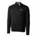Pittsburgh Steelers Cutter & Buck Black Helmet Lakemont Tri-Blend Quarter-Zip Pullover Sweater