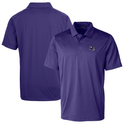 Поло Minnesota Vikings Cutter & Buck Helmet Prospect Textured Stretch - Purple