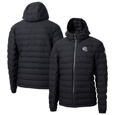 Indianapolis Colts Cutter & Buck Black Helmet Mission Ridge Repreve Eco Insulated Puffer Full-Zip Jacket