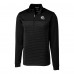Indianapolis Colts Cutter & Buck Black Traverse Stripe Stretch Quarter-Zip Pullover Top