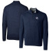 Пуловер Buffalo Bills Cutter & Buck Navy Helmet Lakemont Tri-Blend Sweater