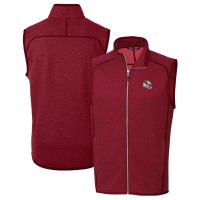 Жилетка Arizona Cardinals Cutter & Buck Helmet Mainsail Sweater Knit Fleece - Red