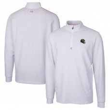Кофта с длинным рукавом на короткой молнии Baltimore Ravens Cutter & Buck Helmet Traverse Stretch- White