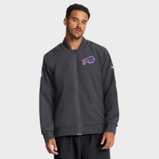 Куртка Buffalo Bills Nike Anthracite Sideline Powerful Blocking Full-Zip Dri-FIT Bomber Куртка Buffalo Bills Nike Anthracite Sideline Powerful Blocking Full-Zip Dri-FIT Bomber