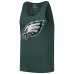 Майка с номером Jalen Hurts Philadelphia Eagles Majestic Threads Player Tri-Blend - Midnight Green