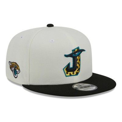 Бейсболка Jacksonville Jaguars New Era City Originals 9FIFTY - Cream/Black