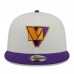 Бейсболка Minnesota Vikings New Era Cream/Purple City Originals 9FIFTY Snapback