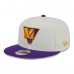 Бейсболка Minnesota Vikings New Era Cream/Purple City Originals 9FIFTY Snapback