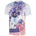 Футболка New York Giants Mitchell & Ness Retired Player Name & Number Burst - White