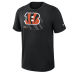 Футболка Cincinnati Bengals Nike Black Left End Run Slub