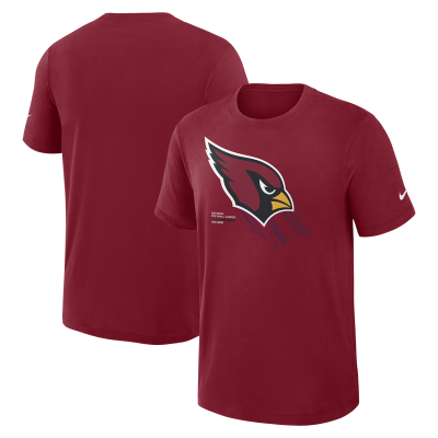 Футболка Arizona Cardinals Nike Cardinal Left End Run Slub Dri-FIT