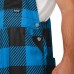 Carolina Panthers FOCO Big Logo Plaid Overalls - Blue