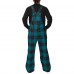 Jacksonville Jaguars FOCO Teal Big Logo Plaid Overalls