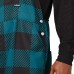 Jacksonville Jaguars FOCO Teal Big Logo Plaid Overalls
