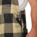 New Orleans Saints FOCO Big Logo Plaid Overalls - Black