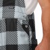 Las Vegas Raiders FOCO Big Logo Plaid Overalls - Black